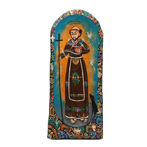 Quadro santo messicano san - santo,