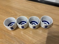4 Kikichoko tazzine Sake coppette bicchierini Giappone Originali