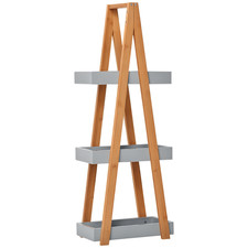 Scaffale Bagno in MDF e Bambù