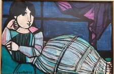 Domenico Cantatore, Odalisca, Riproduzione fotolitografica