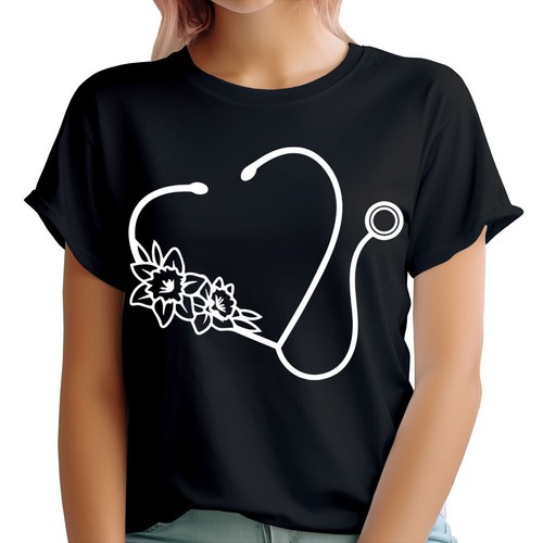 Shirt donna floreale - t-shirt,