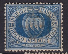 SAN MARINO 1894-99 STEMMA 25