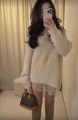 Abito maglione maglia