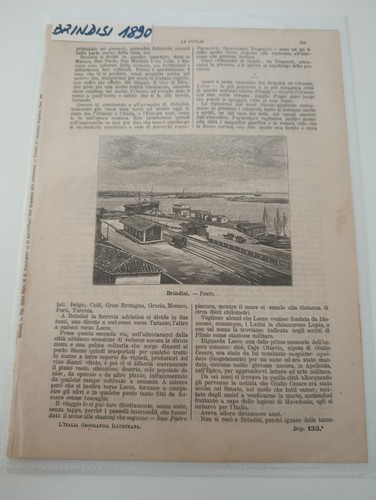 Brindisi 1890 porto - brindisi,