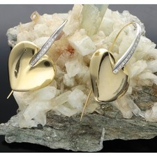 Orecchini cuore oro - orecchini,