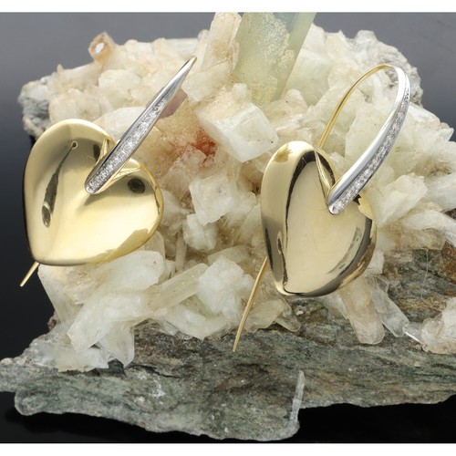 Orecchini cuore oro - a, in