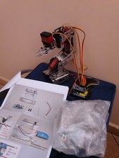 Arduino 6 Dof APP RC Robot di controllo Braccio Morsetto Artiglio IN ALLUMINIO