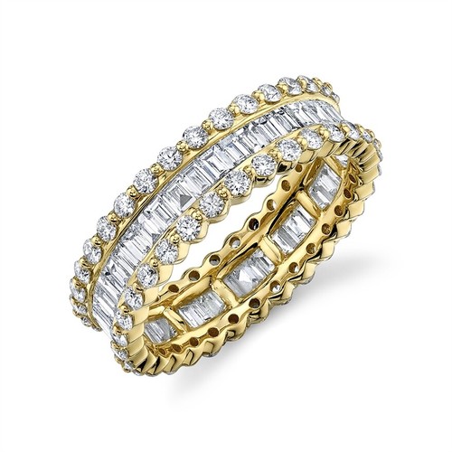 Baguette diamante anello - diamante,