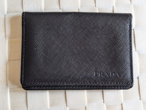 Porta carte prada nero - carte,