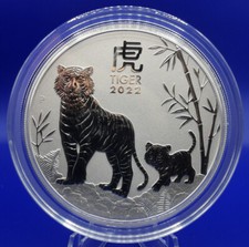 5 oz Lunar III 2020 - 2023 topo bue tigre coniglio 8 dollari argento 999 Australia