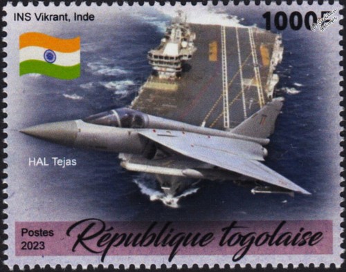 Francobollo ins vikrant india - francobollo,