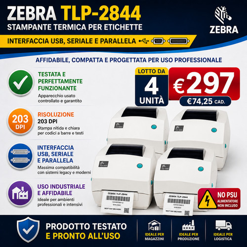 Lotto stampanti zebra - x,