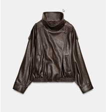 Giacca Zara effetto pelle