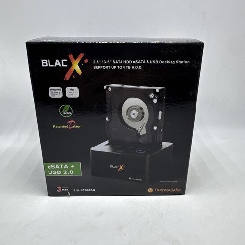 Blacx thermaltake esata - thermaltake, +