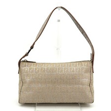 FENDI Borsa a Mano Zucchino Beige Autentica F05-0228