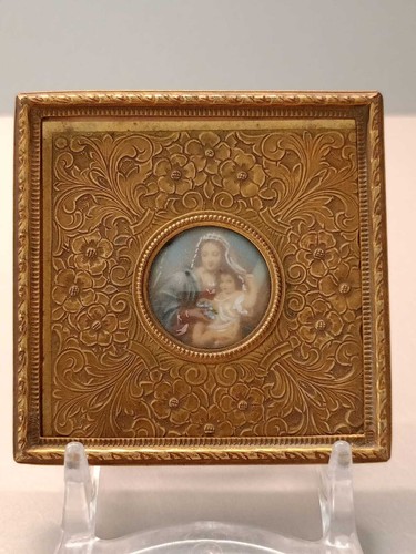 Miniatura madonna con bambino - madonna,