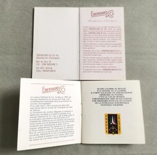 Eberhard & Co. vintage kit warranty and booklet for Frecce Tricolori 32120-30044