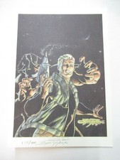 MARTIN MYSTERE LITOGRAFIA DANTE BASTIANONI NUMERATA # 129/300 AUTOGRAFATA RARA