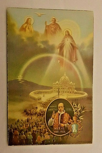 Cartolina anno santo - cartolina, 1950