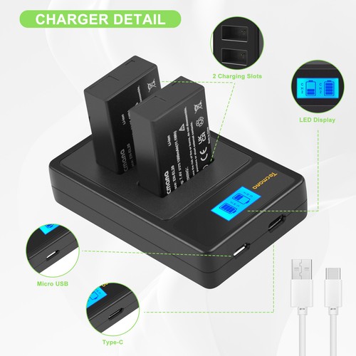 2xbatteria el20 el20a - 2xbatteria, en-el20