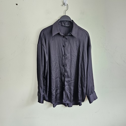 Zara black satin - black, satin-effect