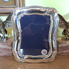 Cornice Portafoto in Argento 925 massiccio anni 70 x foto 13x18 - Nuova - Antica