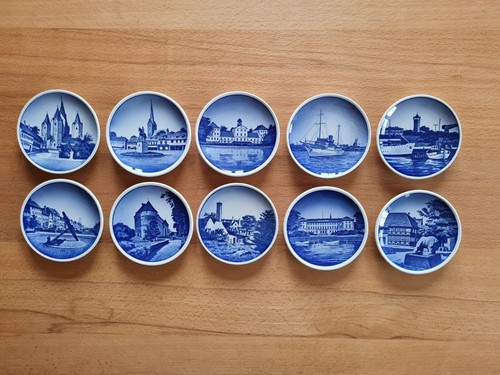 10x royal copenhagen aluminia - royal,