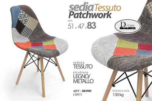 Sedia patchwork poltrona - sedia,