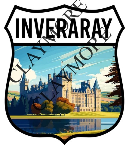 Adesivo inveraray scozia - adesivo,