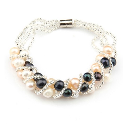 Bracelet perles culture - perles, culture,certif