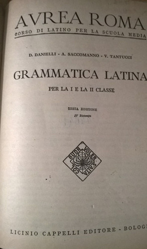 Aurea roma grammatica latina - aurea,