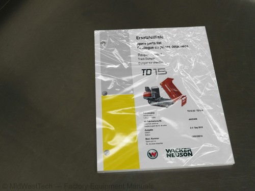 Wacker neuson td15 track - wacker,