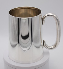 Tankard pinta argento sterling
