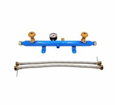 Centralina per abbinamento bombole gas GPL completa di valvola sicurezza e manom