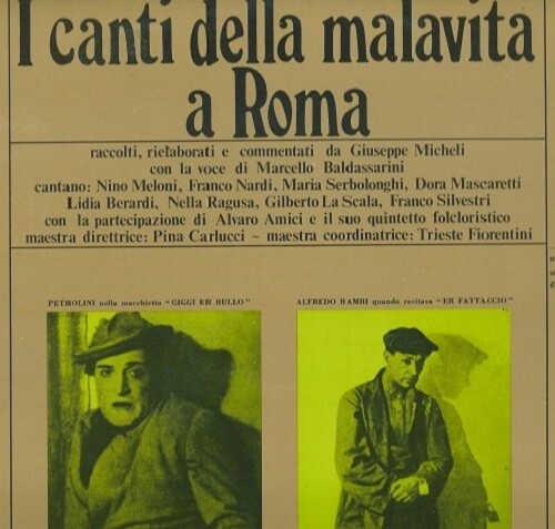 Canti della malavita roma - a,