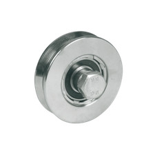 Ruota ruote per cancello cancelli scorrevole gola a V da 60-80-100-120 mm IBFM