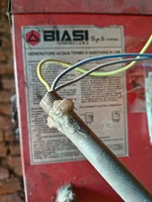 caldaia  generatore termo e sanitari con bruciatore a gasolio compreso 