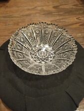 CENTRO TAVOLA IN CRISTALLO PORTA FRUTTA, CIOTOLA, VASO, VETRO - VINTAGE