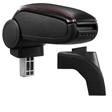 Bracciolo Centrale Volte Pelle Nero Riferimento/Rosso per VW GOLF 5 V / Jetta