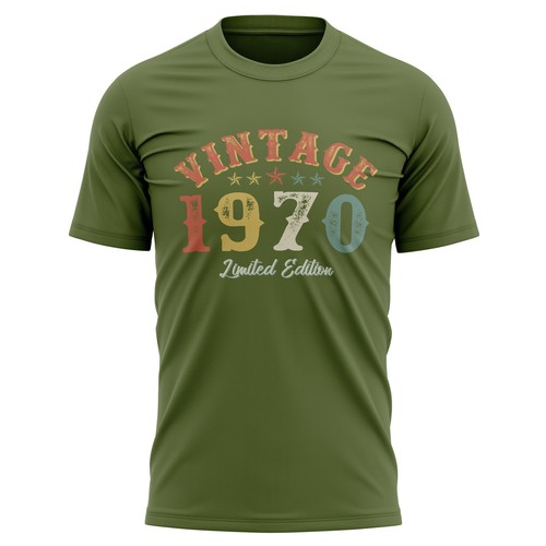 Shirt vintage compleanno - t,