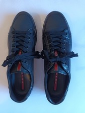 Sneakers PRADA nere in pelle