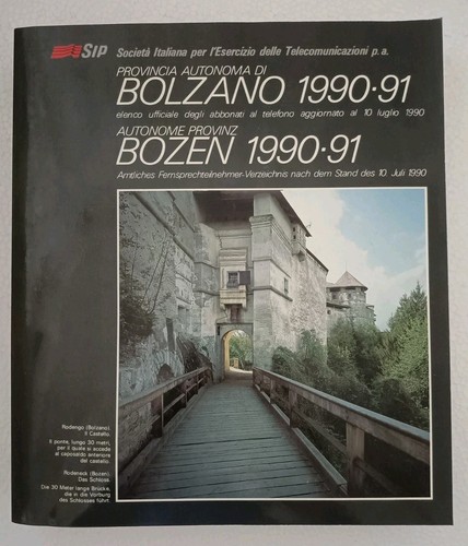 Elenco telefonico sip bolzano - sip,