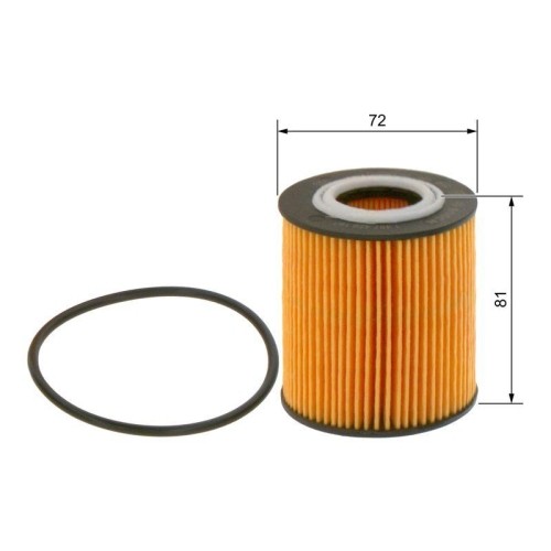 Filtro olio bosch 1457429197 - filtro,