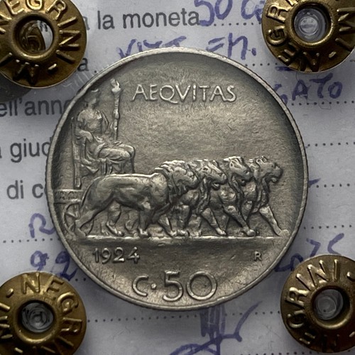 Centesimi leoni 1924 - 50,