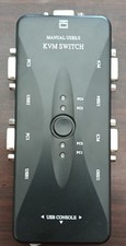 KVM Switch, USB 2.0 KVM Switcher 2/4 porte VGA