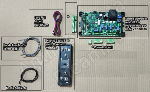Kit scheda elettronica - scheda,
