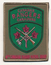 Canadian Rangers 4th Canadian Ranger Patrol Group patch prodotto in Afghanistan
