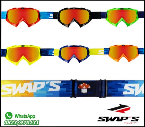 Occhiali maschera moto cross - ,
