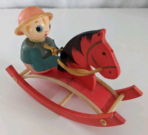 Cavallo dondolo rosso - cavallo,