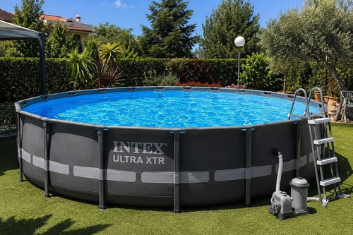 Piscina con telaio giardino - con, da